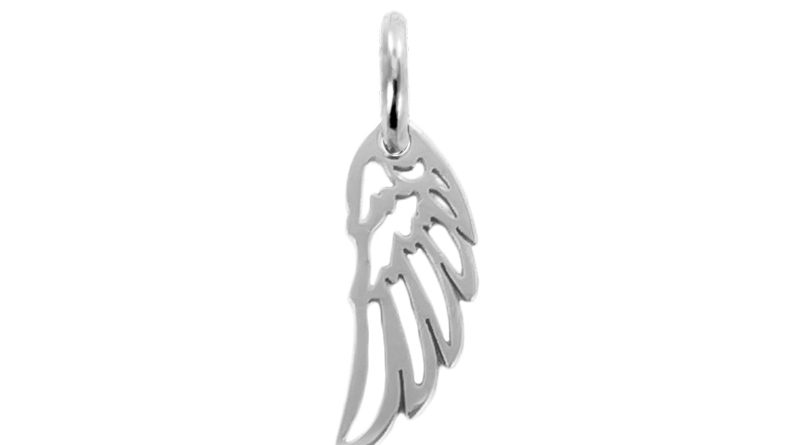 Pendentif acier aile