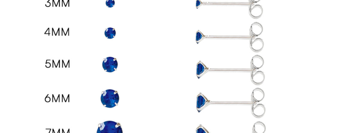 Boucles d'oreilles argent 925 "Solitaire bleu"