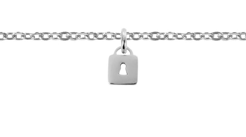 Bracelet cadenas acier