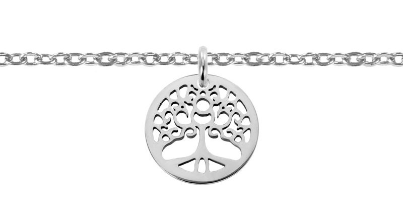 Bracelet arbre de vie acier