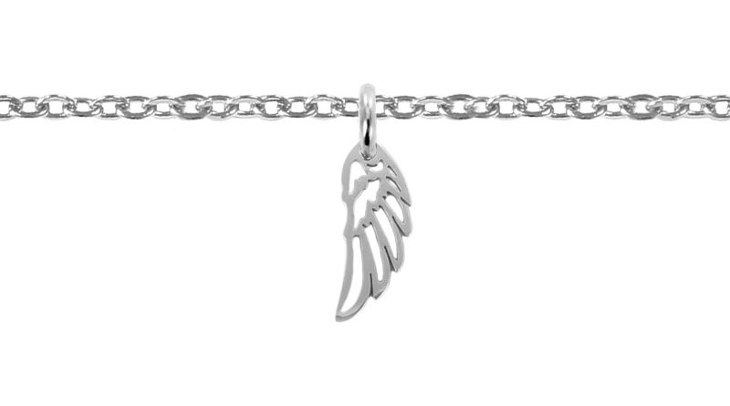 Bracelet aile d'ange acier