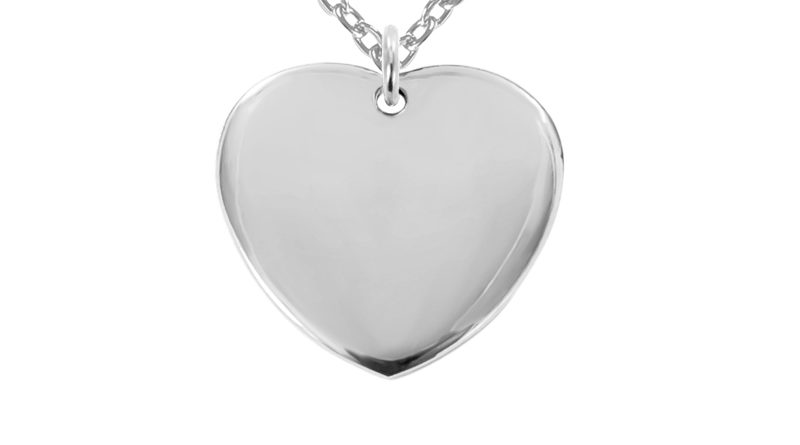 Collier coeur à personnaliser