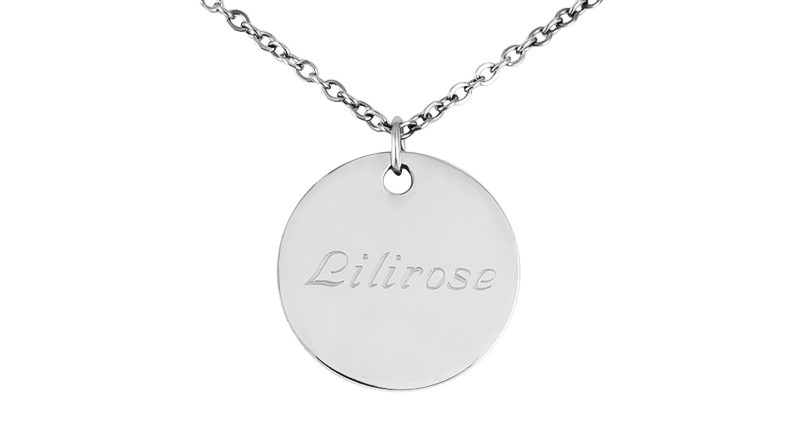 Collier orné d'une médaille 16mm à personnaliser