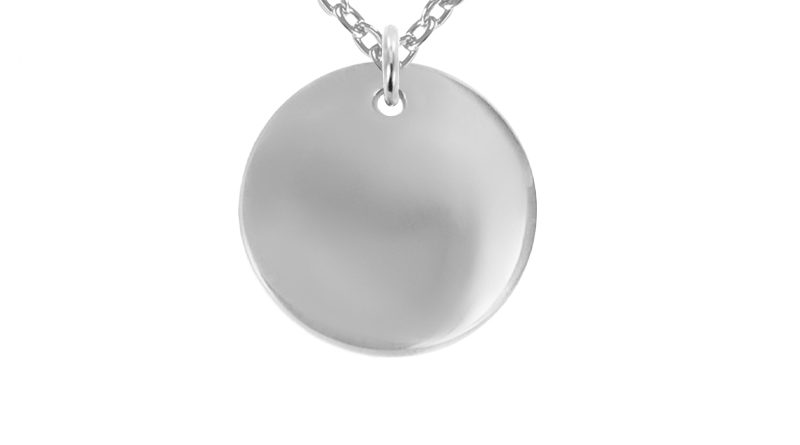 Collier médaille à personnaliser
