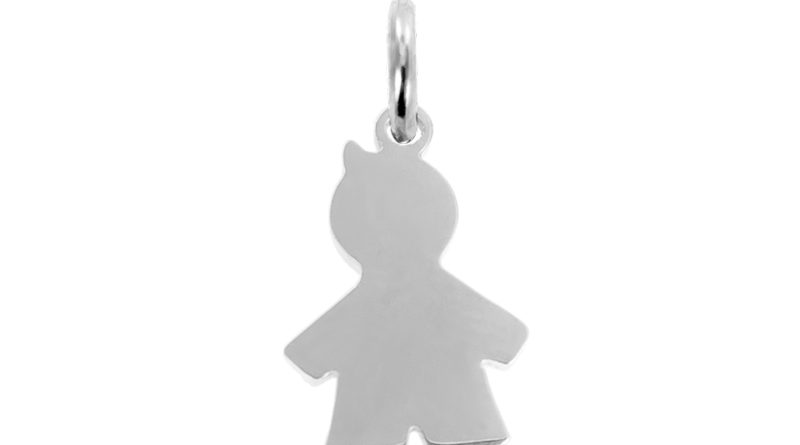 Pendentif acier garçon à personnaliser