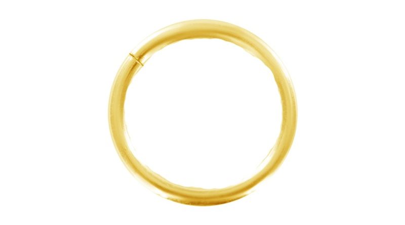Elément de montage : Support Ellipse acier doré