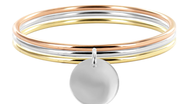 Ensemble "Trilogie de jonc" et médaille acier à personnaliser