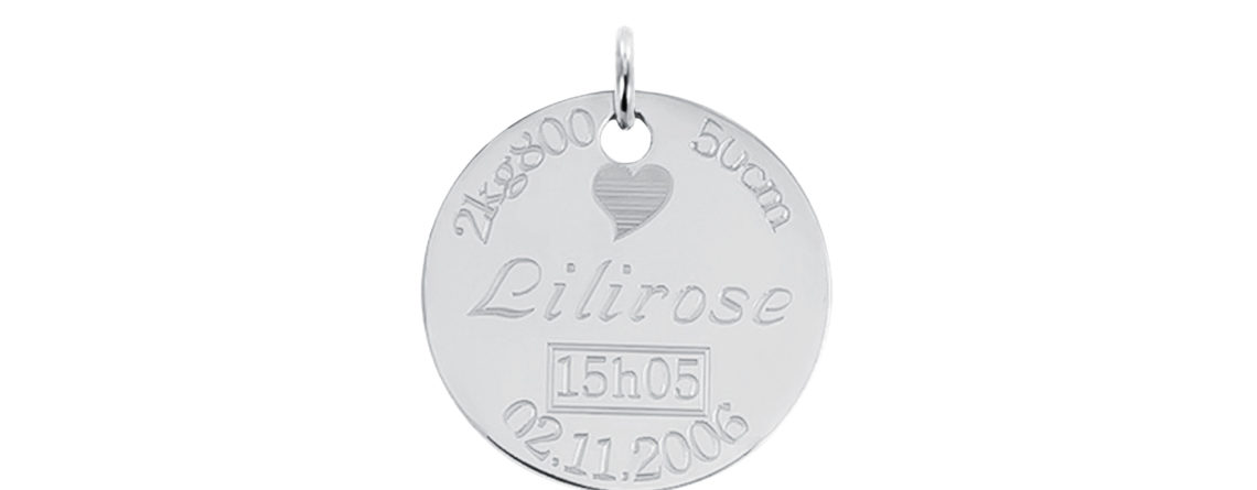 Ma 1ere Médaille de Naissance pour Bébé