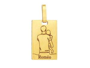 Ma 1ere Plaque de Naissance pour Papa