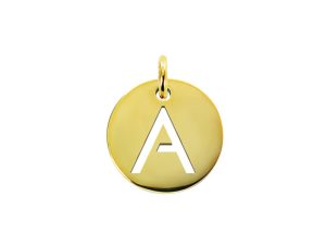 Médaille Lettre Découpée 12 mm